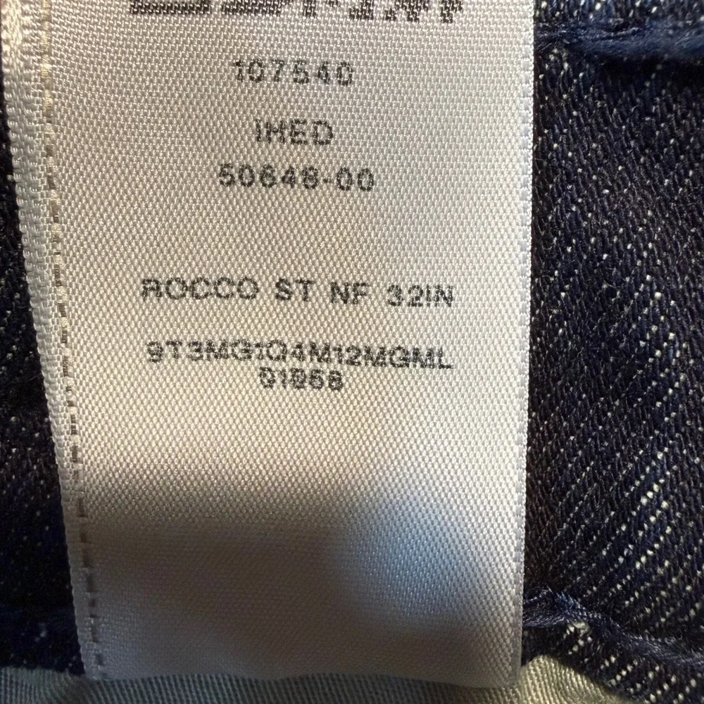 True Religion Rocco Y2K Streetwear Relaxed Skinny‎ Designer Denim Jeans Men 38